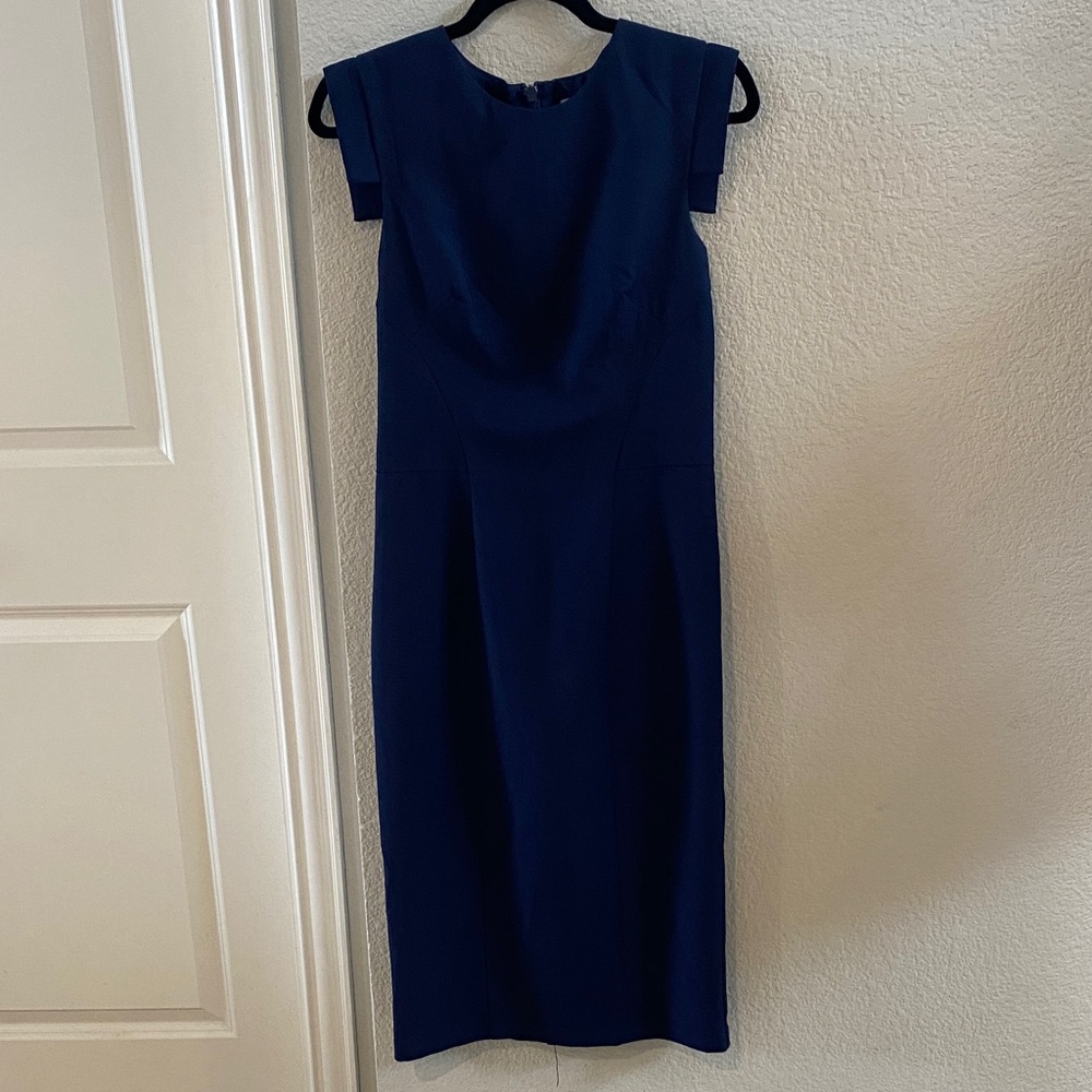 Chi Chi London Classic Navy Midi Dress